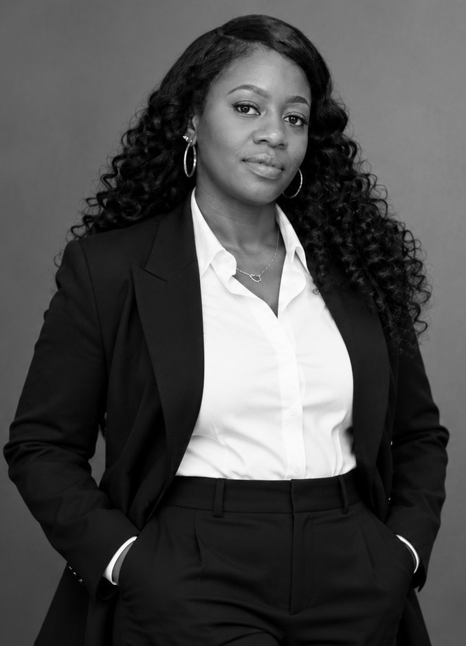 Cheri Cobb, patient acquisition strategist and founder of Cheri Cobb Creative, in a black suit